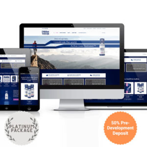 Online Business Web Design Package 50% Deposit